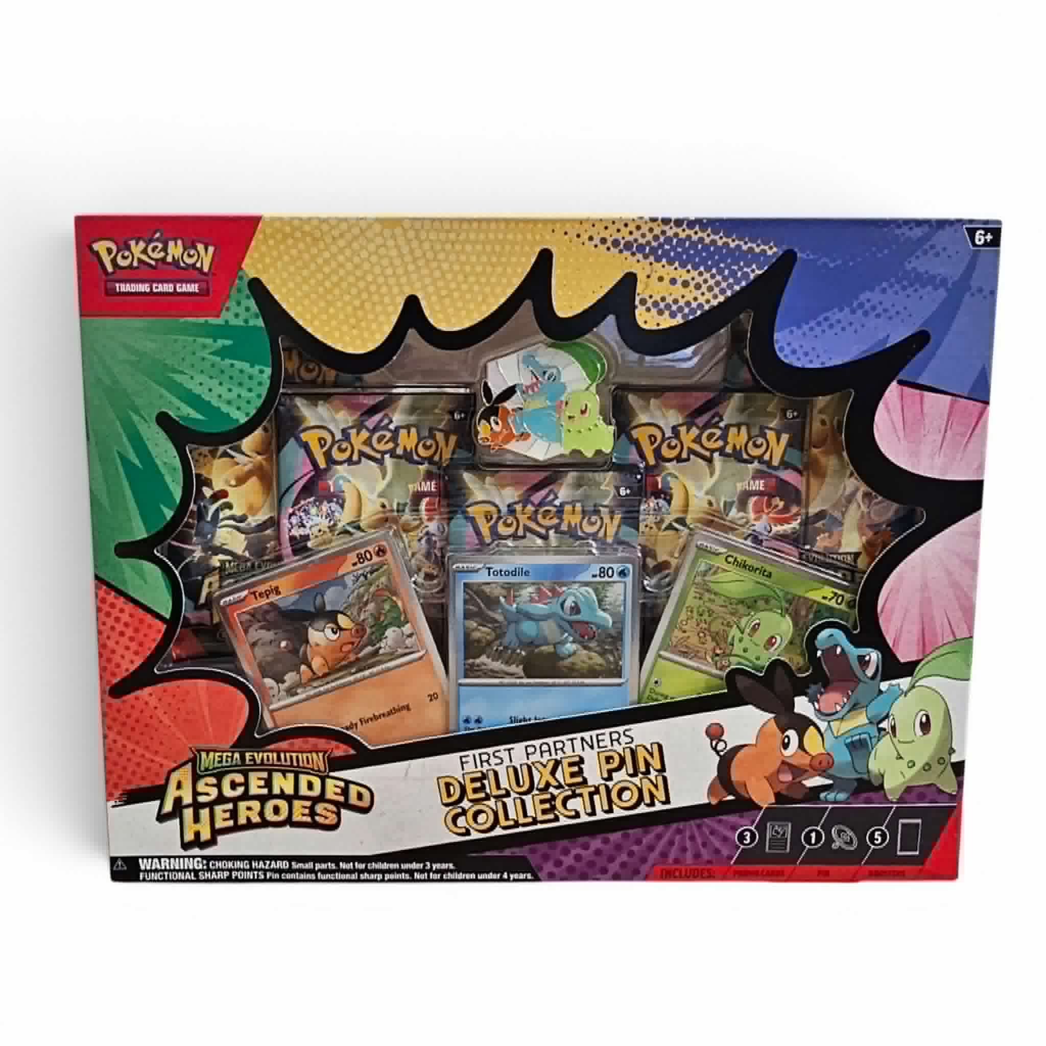 Pokémon TCG: Ascended Heroes First Partners Deluxe Pin Collection